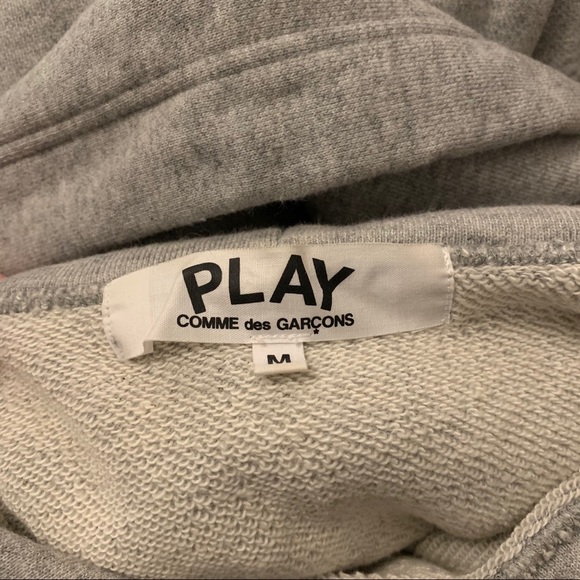 CDG Play Sweat Pullover Hoodie - Picture 4 of 7